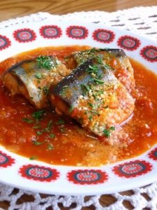 トマト煮|秋刀魚とワインのマリアージュ