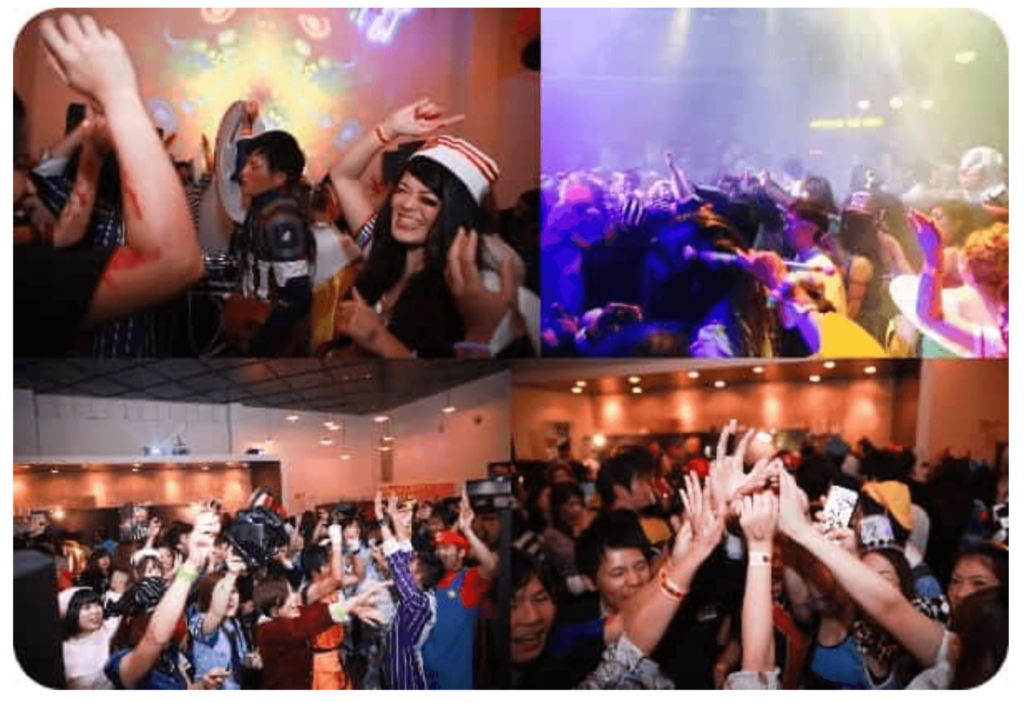 ハロウィンポータル パーティーの様子