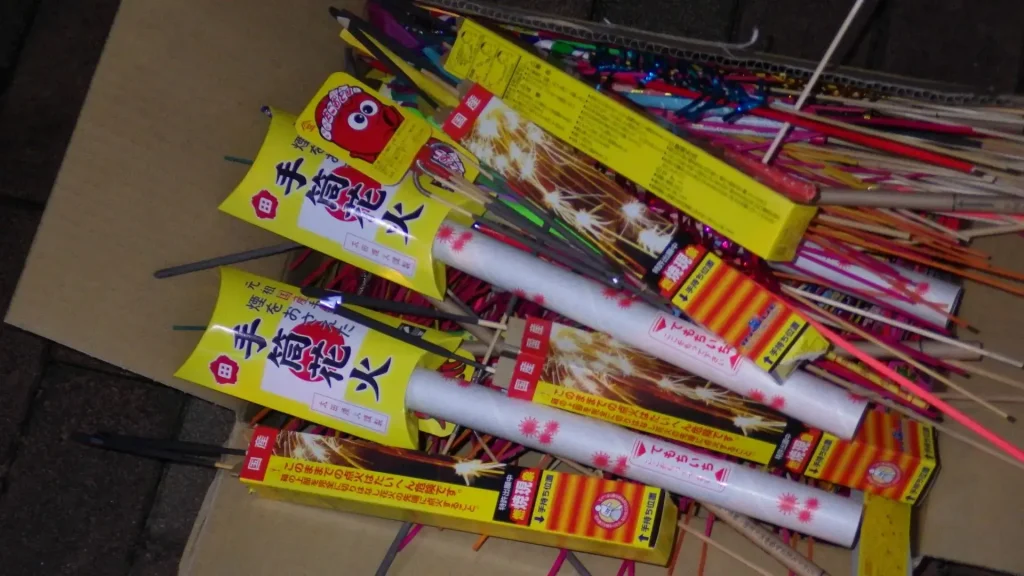手持ち花火 手筒花火